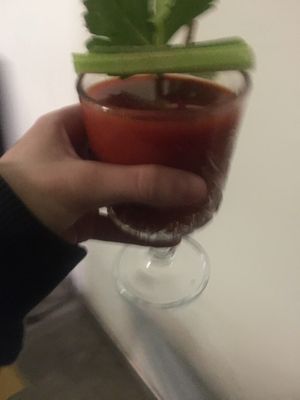 Virgin mary at Aperture Cocktail Bar in Padua