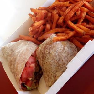 chipotle tempeh wrap  at Georgie's Diner in West Haven