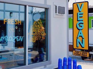 Exterior signage of Guerilla Bizkits at Guerilla Bizkits in Nashville