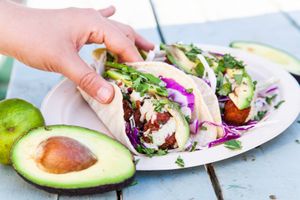Baja Cauliflower Tacos at Soltribe Cuisine in San Miguel De Allende