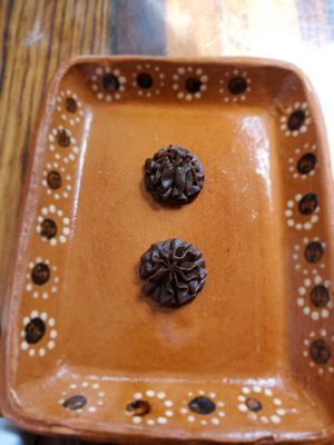 Chocolate and basil truffles at Soltribe Cuisine in San Miguel De Allende