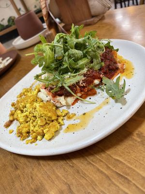 Polenta & Tofu scramble   at Soltribe Cuisine in San Miguel De Allende