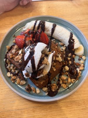 Loaded banana bread (from the kids menu)  at Eighty/twenty in Belconnen