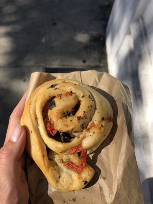 Tomatoes and olives  at Panadería y Pastelería Pan & Paz - Maybe closed in Vina Del Mar