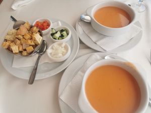 Gazpacho at Restaurant la Torre in Palafrugell