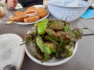 Padron peppers at Restaurant la Torre in Palafrugell