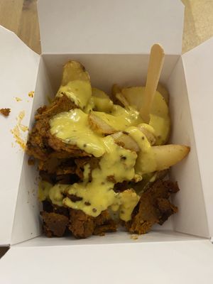 Loaded potatoes  at Krowarzywa - Chmielna in Warsaw