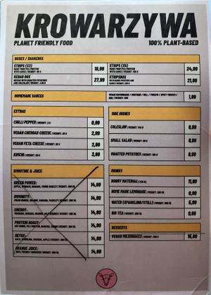  at Krowarzywa - Chmielna in Warsaw