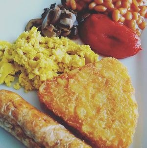 Vegan cooked breakfast at Cafe Tengo in St Austell
