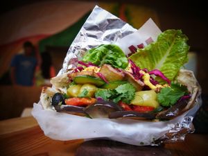 Dish at Manuja - Vegan Street Food in Ceska Lipa