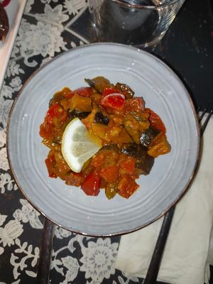 "caponata" con spezie particolari at MartySpicy in Udine