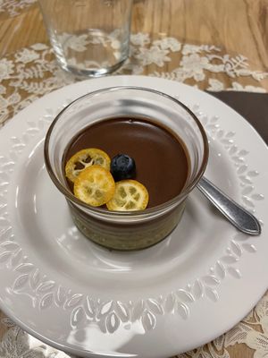 Orange chia pudding with chocolate   at MartySpicy in Udine