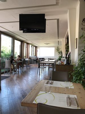 Semi open terrace  at Integraldo in Majano