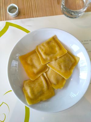 Ravioli ai funghi at Integraldo in Majano