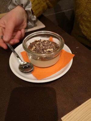 Hazelnut and chocolate cream at Integraldo in Majano