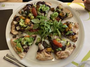 Veggie focaccia  at Integraldo in Majano