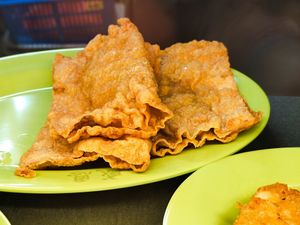 Fried item at Gan En 感恩素食 in Central Singapore