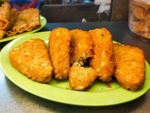 Hash brown at Gan En 感恩素食 in Central Singapore