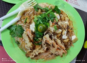 Mee Siam at Gan En 感恩素食 in Central Singapore