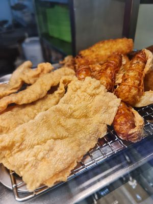 Beancurd skin Mock Prawn ~ 30/4/22 at Gan En 感恩素食 in Central Singapore