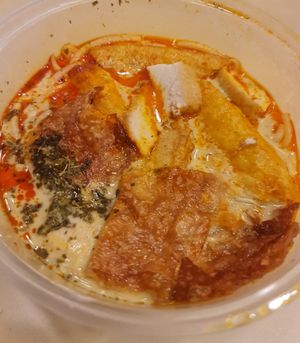 Laksa ~ 18/5/22 at Gan En 感恩素食 in Central Singapore