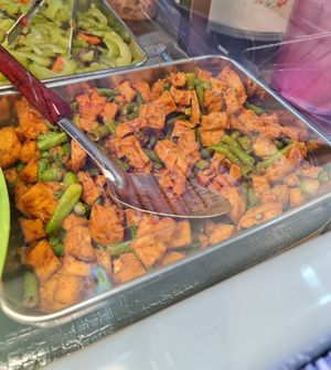 Chilli beancurd with long bean ~ 18/5/22 at Gan En 感恩素食 in Central Singapore