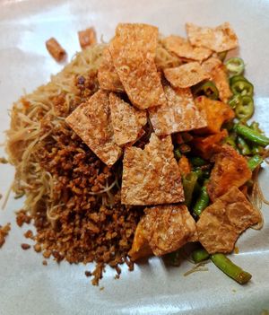 $3.30 economy mee hoon ~ 9/7/22 at Gan En 感恩素食 in Central Singapore