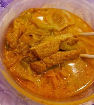 $3.50 Curry vege ~ 9/7/22 at Gan En 感恩素食 in Central Singapore