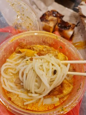 Laksa ~ 8/8/22 at Gan En 感恩素食 in Central Singapore