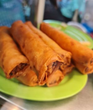 Spring roll ~ 7/11/22 at Gan En 感恩素食 in Central Singapore