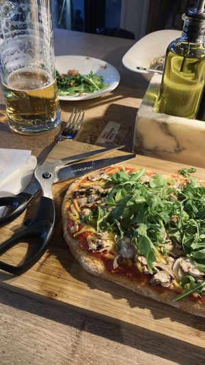 Vegan Pinsa Funghi  at Vapiano - Europaplatz in Berlin