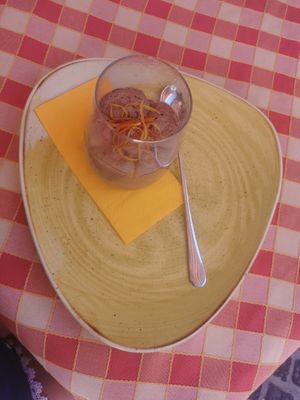 Chocolate Avocado mousse at Stég Pub Pizzéria in Tihany