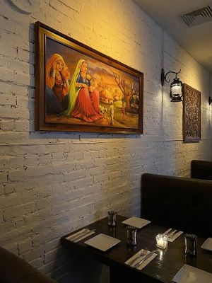 Atithi Indian Williamsburg, restaurant interior at Atithi in Brooklyn