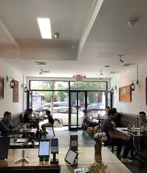 Atithi Indian Williamsburg, restaurant interior at Atithi in Brooklyn