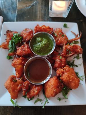 Pakora at Atithi in Brooklyn