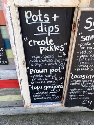 Vegan tofu options at Po' Boy in Margate