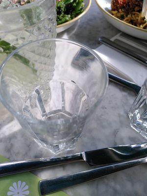 Glass of water (September 2024) at Lounges - Athro Lounge in Aberystwyth