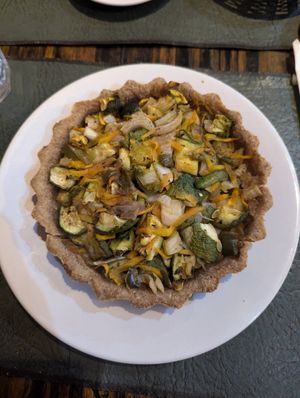 Tarta vegana at Abuela Pan in Buenos Aires