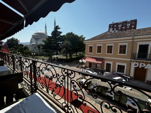 Outdoor balcony   at San Francisco in Shkoder