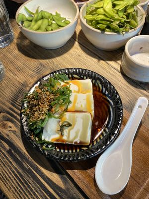 Silken tofu starter  at Mochi Ramen Bar in Vienna