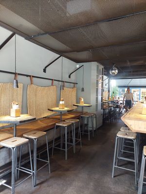 Inside at Mochi Ramen Bar in Vienna