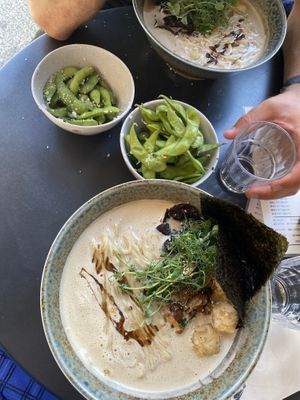 Die Mushroom Ramen sind unglaublich lecker, die besten die ich je in einem Restaurant gegessen haben😇  at Mochi Ramen Bar in Vienna