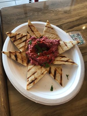 Hummus at Atabey Condado in San Juan