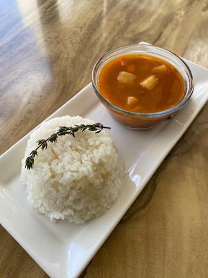 Rice & Beans  at Atabey Condado in San Juan