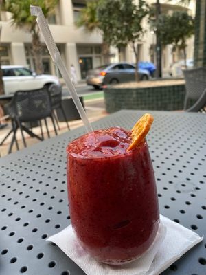 Sweet Tart smoothie  at Atabey Condado in San Juan