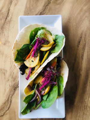 ALL VEGGIE TACOS at Atabey Condado in San Juan