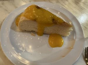 Vegan cheesecake!  at Atabey Condado in San Juan