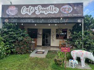 Cafe Exterior at Cafe la Semilla in Bijagua