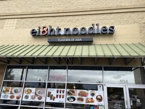 Restaurant with eight different Asian cuisines  at Ei8ht Noodles in Vancouver