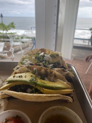Avocado tacos at Kai in Kailua Kona